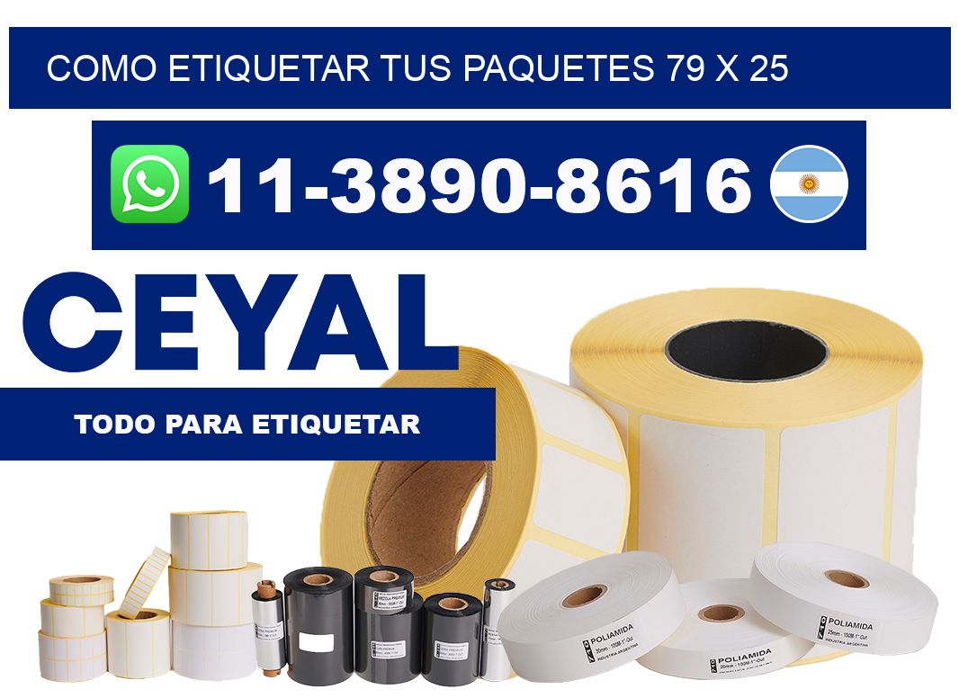 como etiquetar tus paquetes 79 x 25