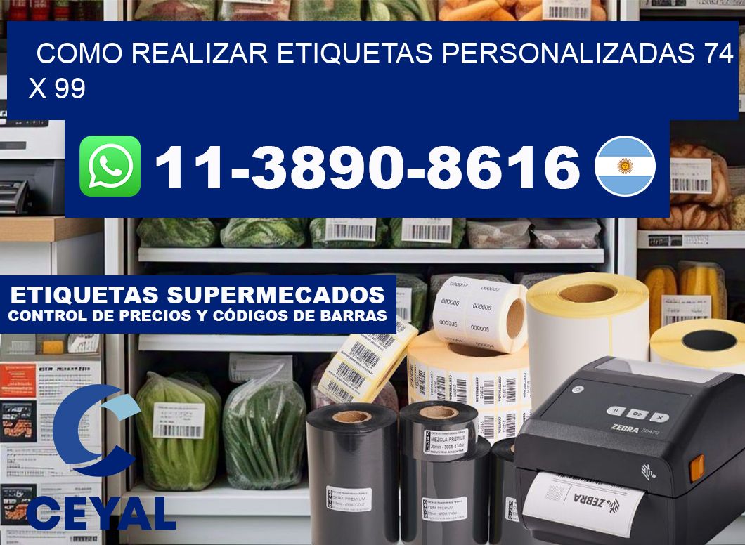 como realizar etiquetas personalizadas 74 x 99