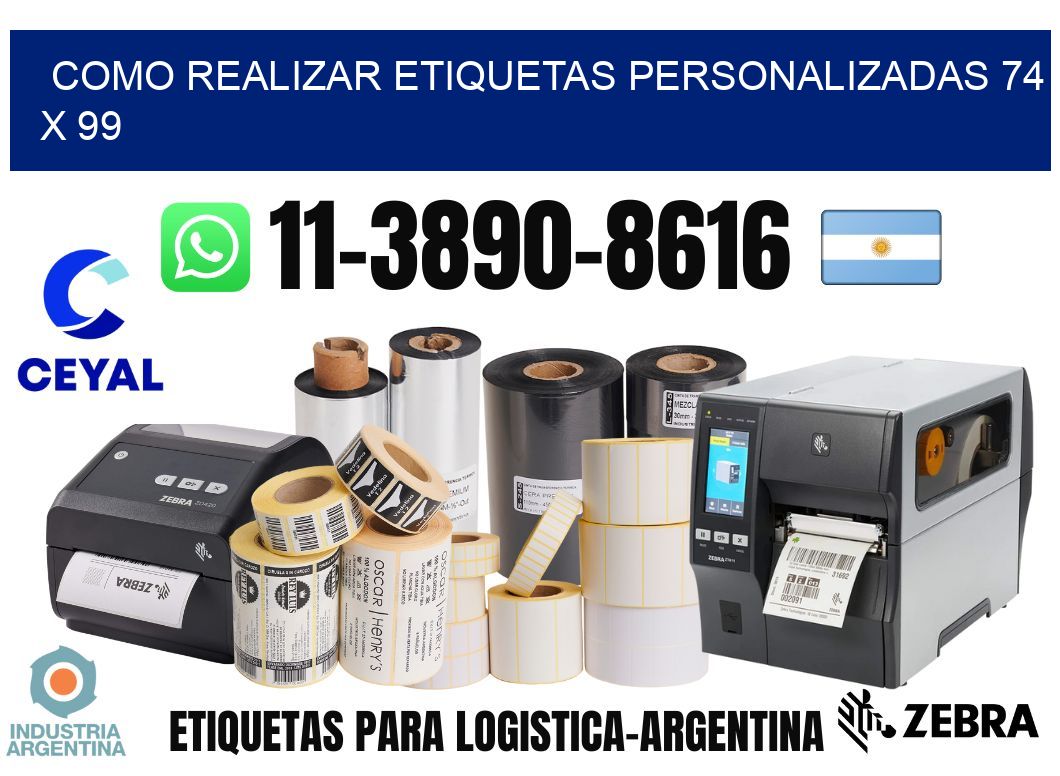 como realizar etiquetas personalizadas 74 x 99