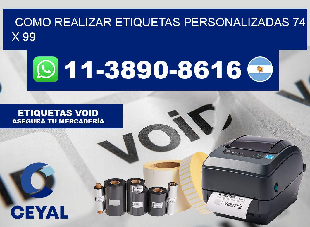 como realizar etiquetas personalizadas 74 x 99
