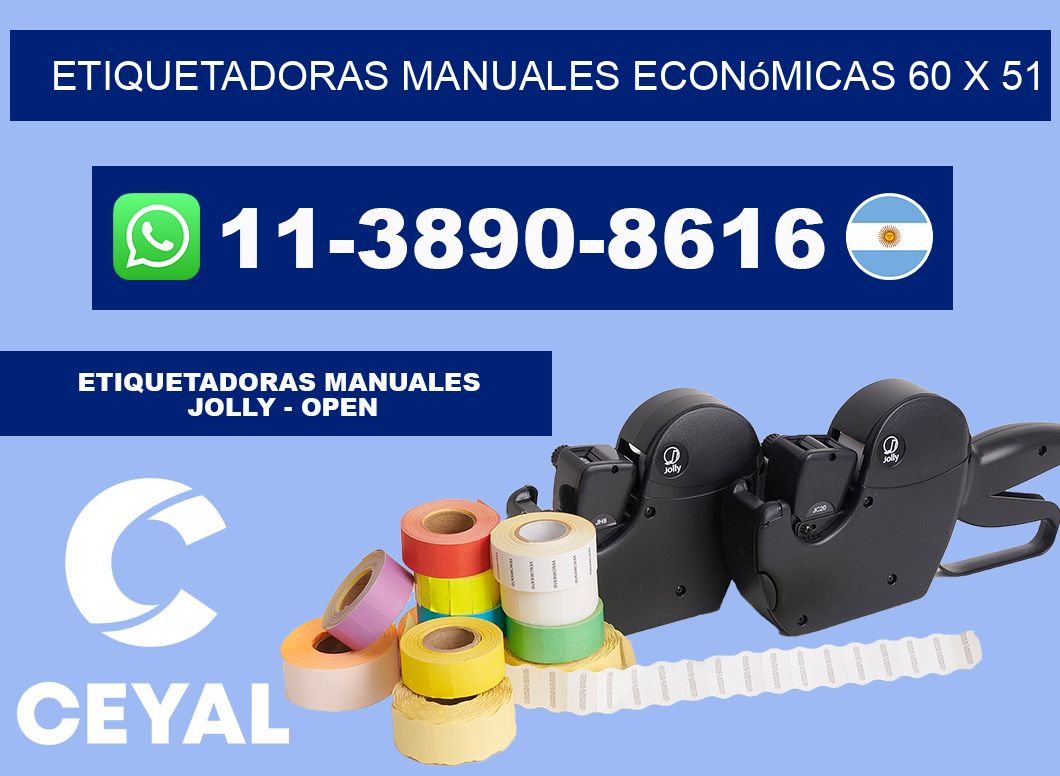 etiquetadoras manuales económicas 60 x 51