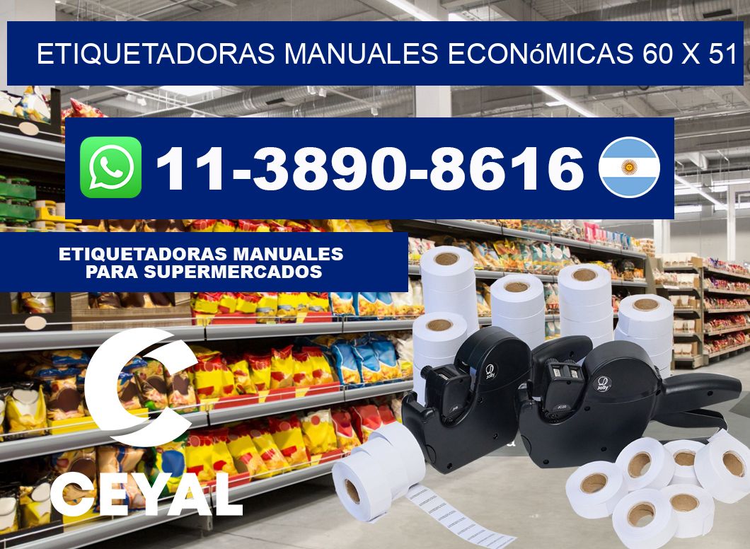 etiquetadoras manuales económicas 60 x 51