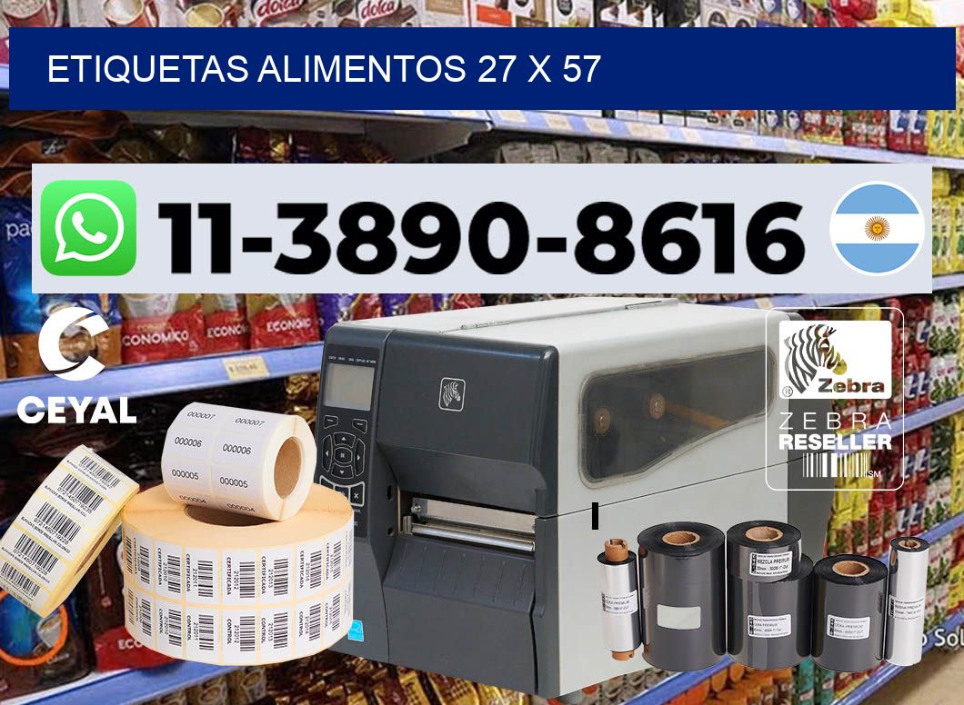 etiquetas alimentos 27 x 57