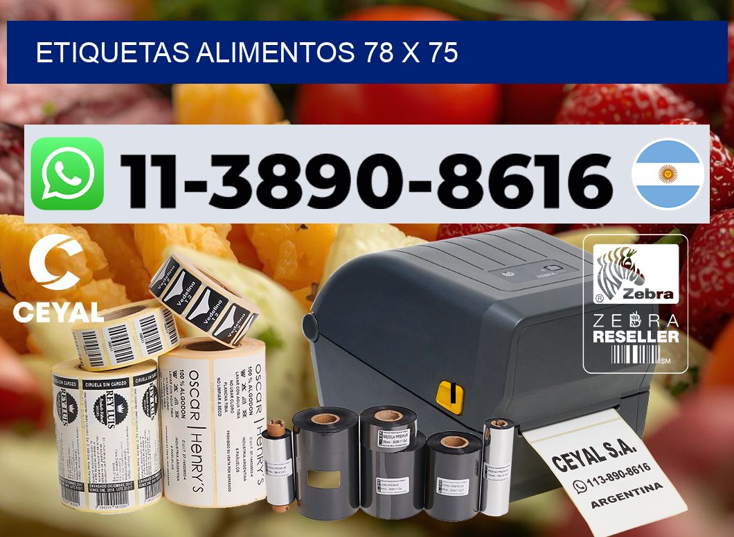 etiquetas alimentos 78 x 75