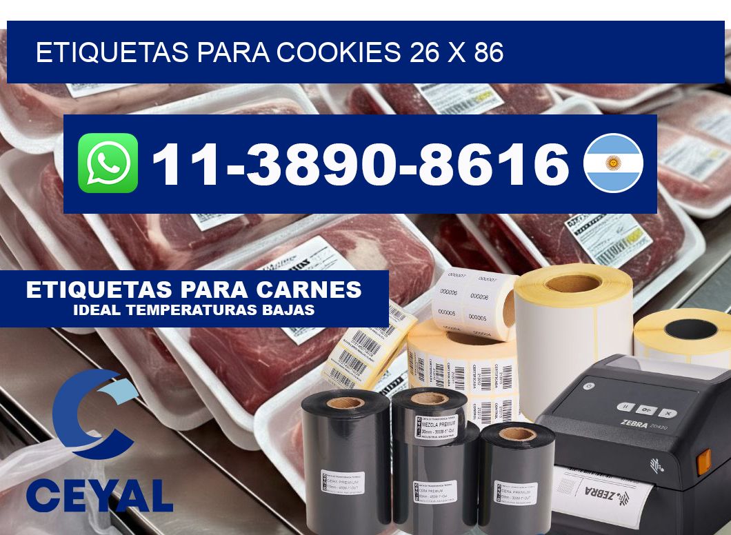 etiquetas para Cookies 26 x 86