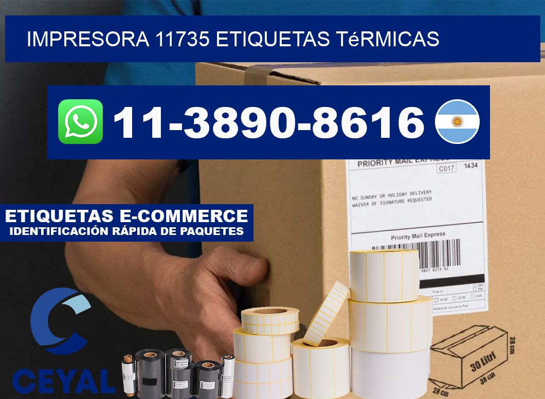 impresora 11735 etiquetas térmicas
