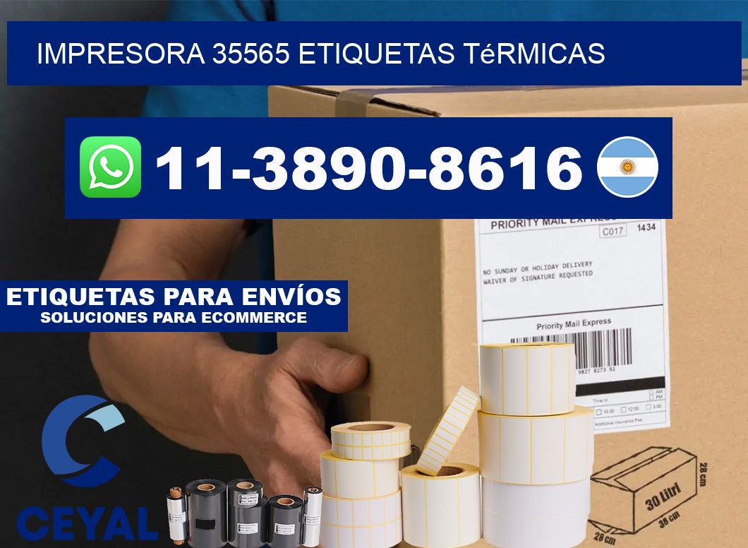 impresora 35565 etiquetas térmicas