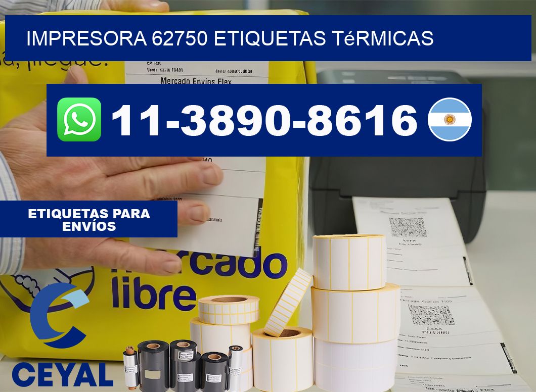 impresora 62750 etiquetas térmicas