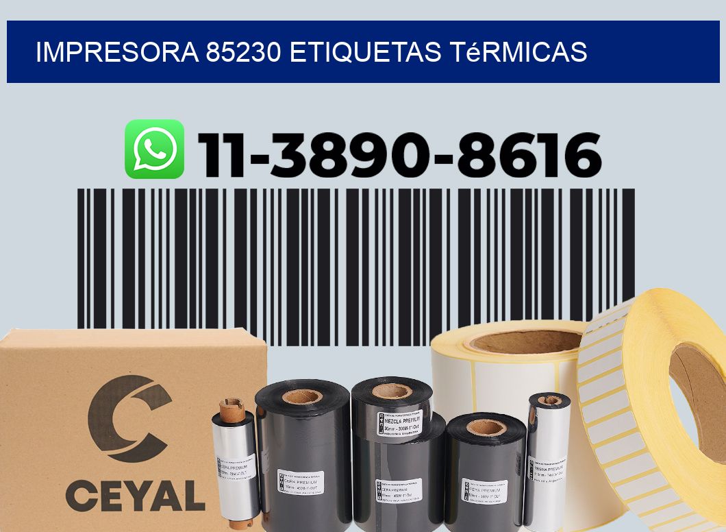 impresora 85230 etiquetas térmicas