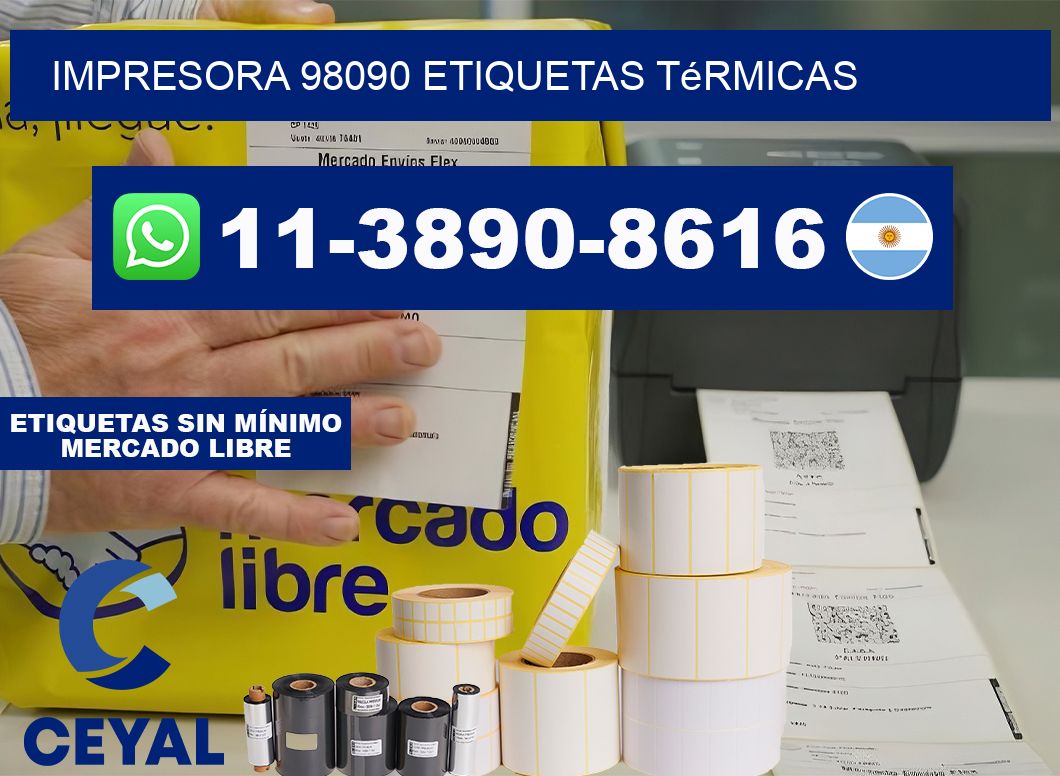 impresora 98090 etiquetas térmicas