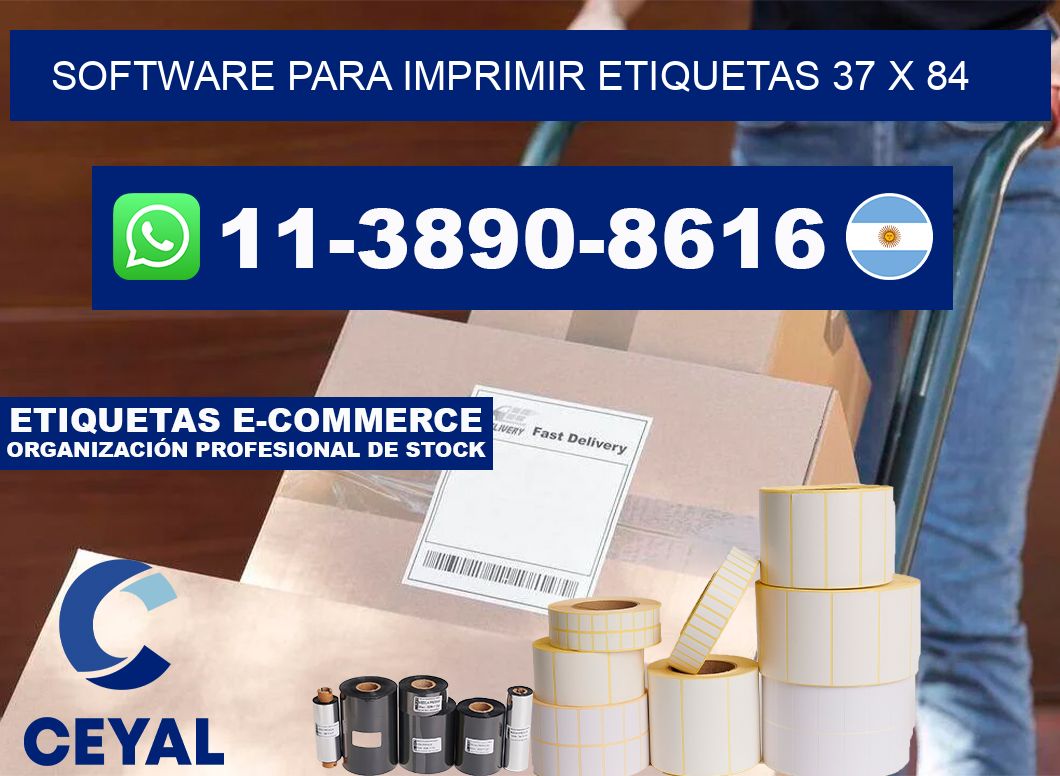 software para imprimir etiquetas 37 x 84