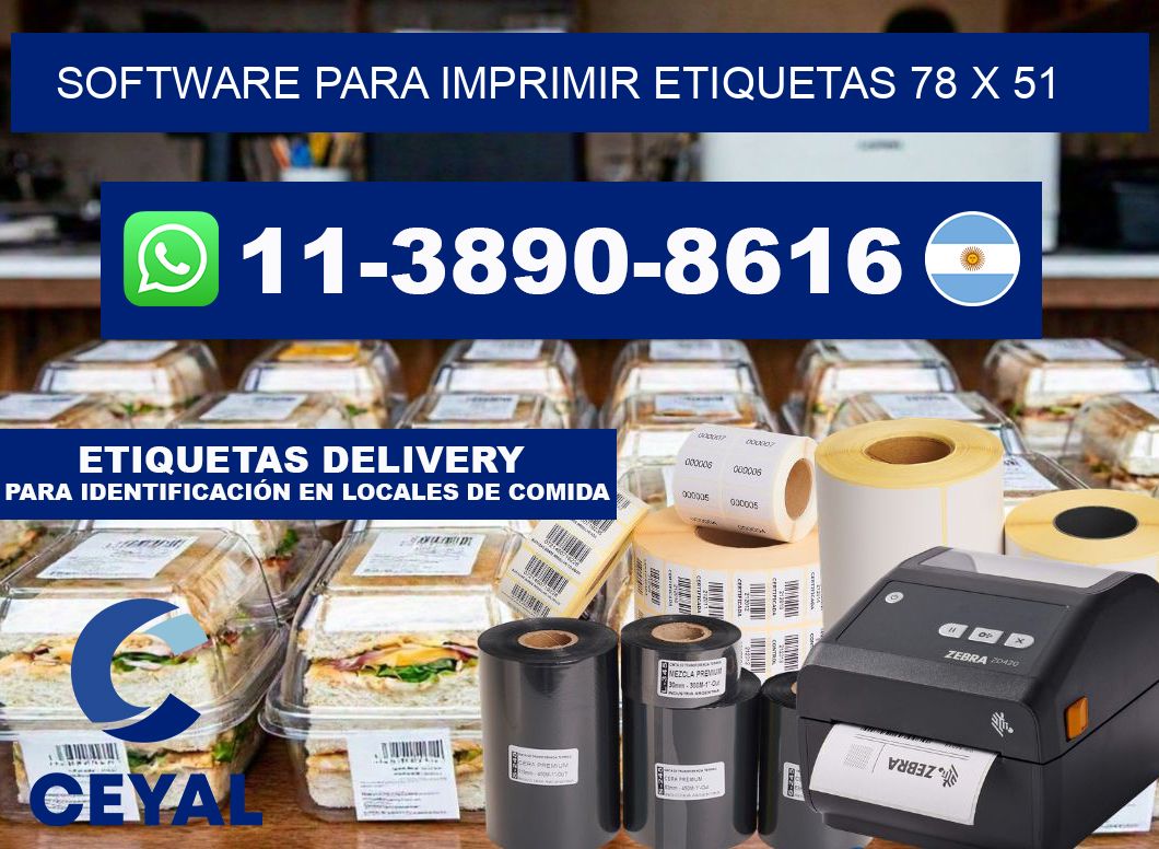 software para imprimir etiquetas 78 x 51