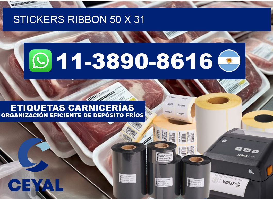 stickers ribbon 50 x 31
