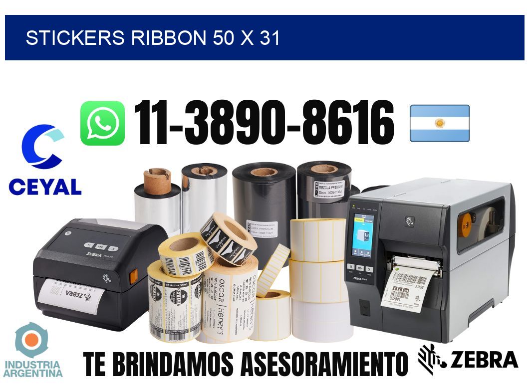 stickers ribbon 50 x 31