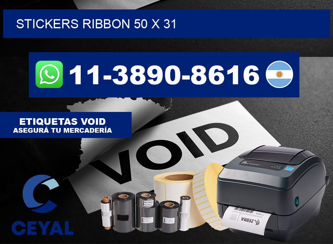 stickers ribbon 50 x 31