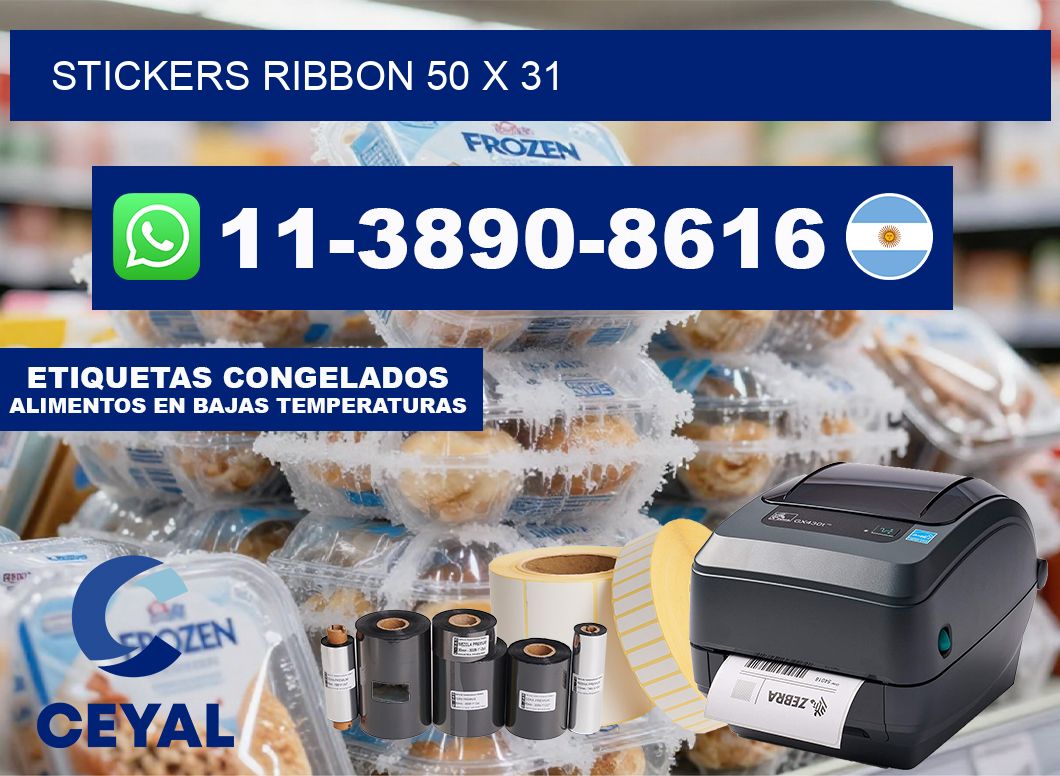 stickers ribbon 50 x 31