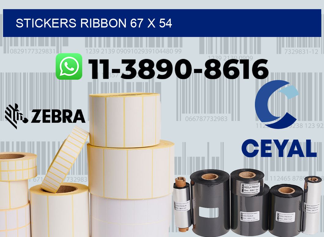 stickers ribbon 67 x 54