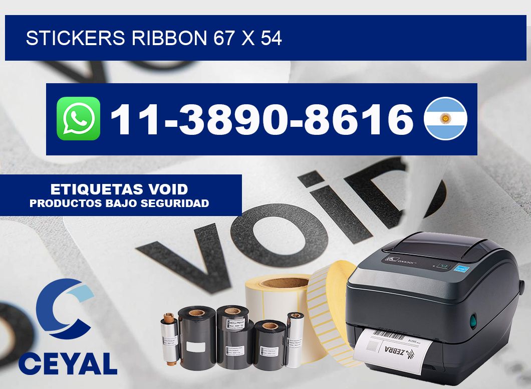 stickers ribbon 67 x 54