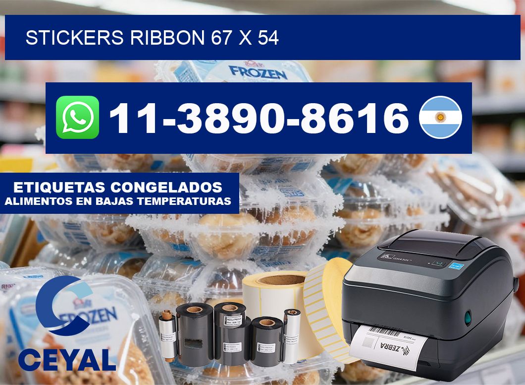 stickers ribbon 67 x 54