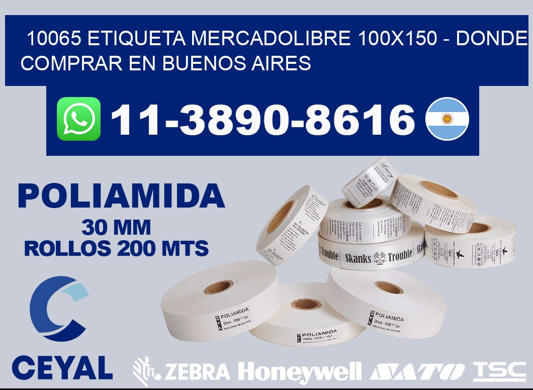 10065 etiqueta MercadoLibre 100x150 - Donde Comprar en Buenos Aires