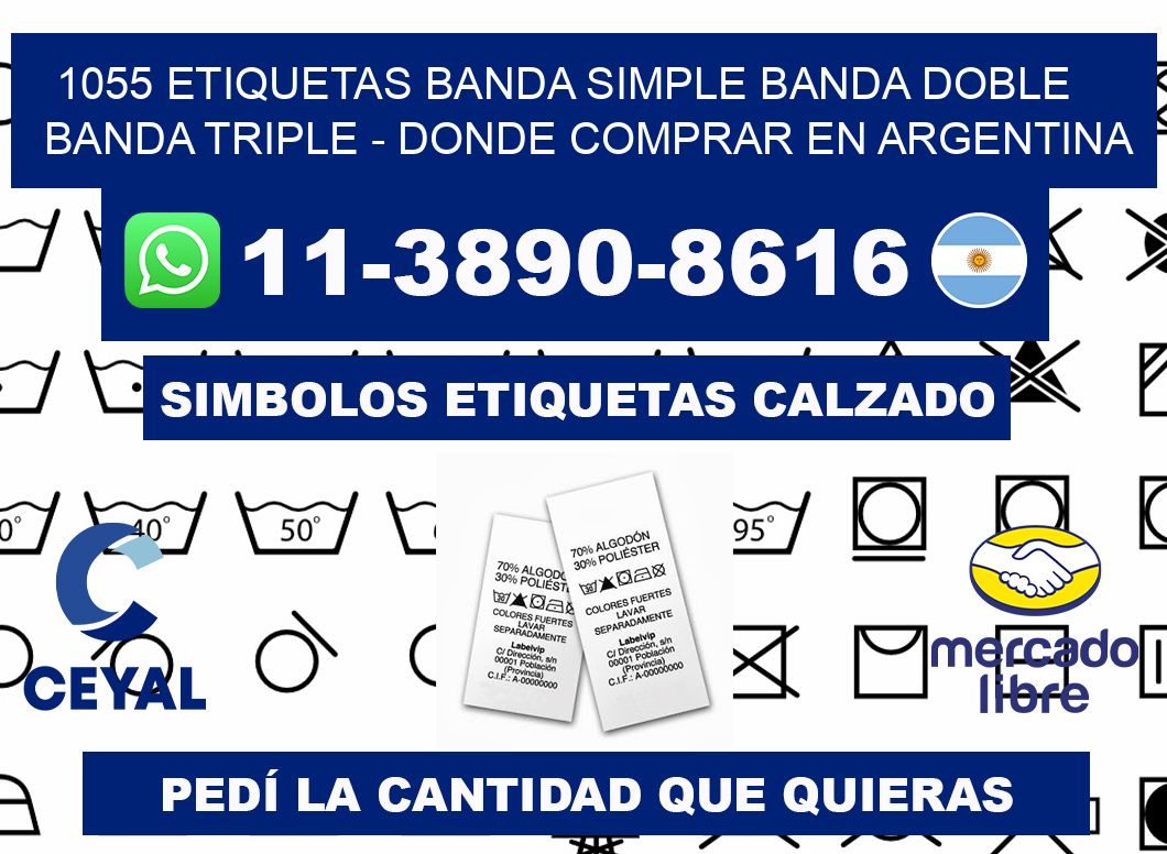1055 etiquetas banda simple banda doble banda triple - Donde Comprar en Argentina
