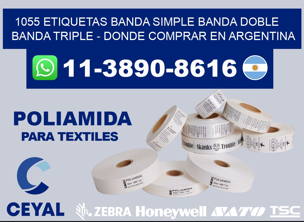1055 etiquetas banda simple banda doble banda triple - Donde Comprar en Argentina