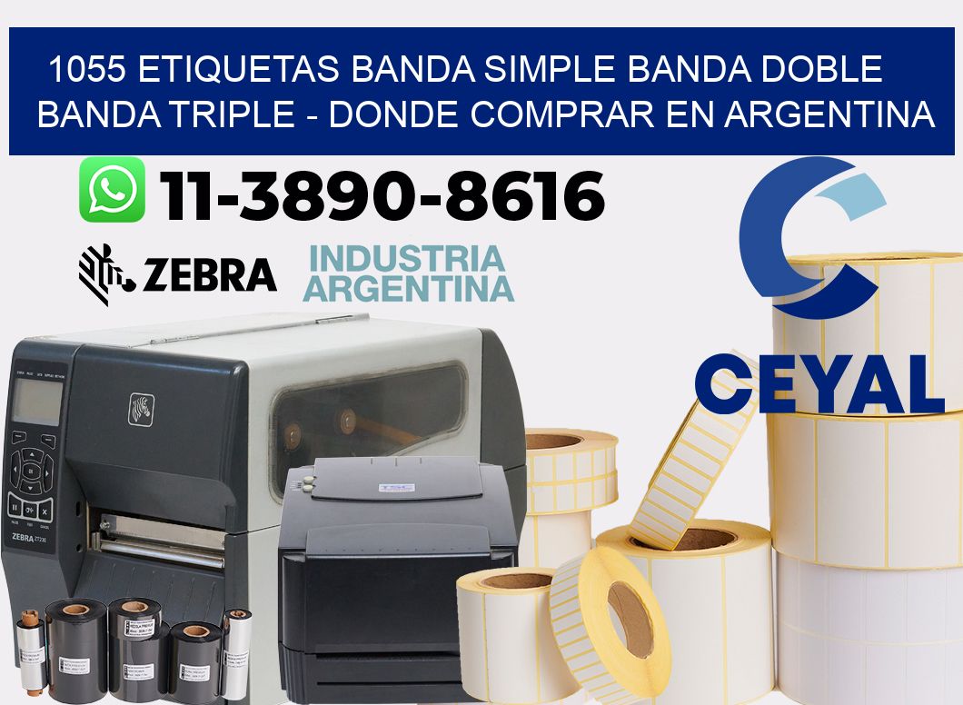 1055 etiquetas banda simple banda doble banda triple - Donde Comprar en Argentina
