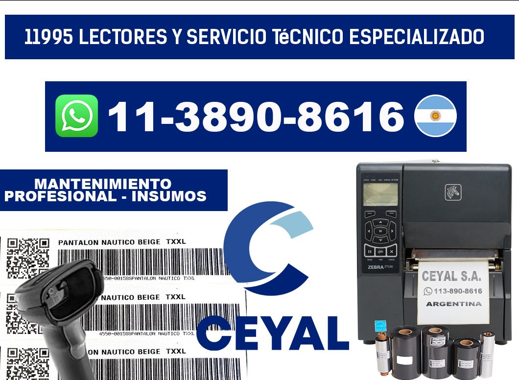 11995 Lectores y Servicio Técnico Especializado