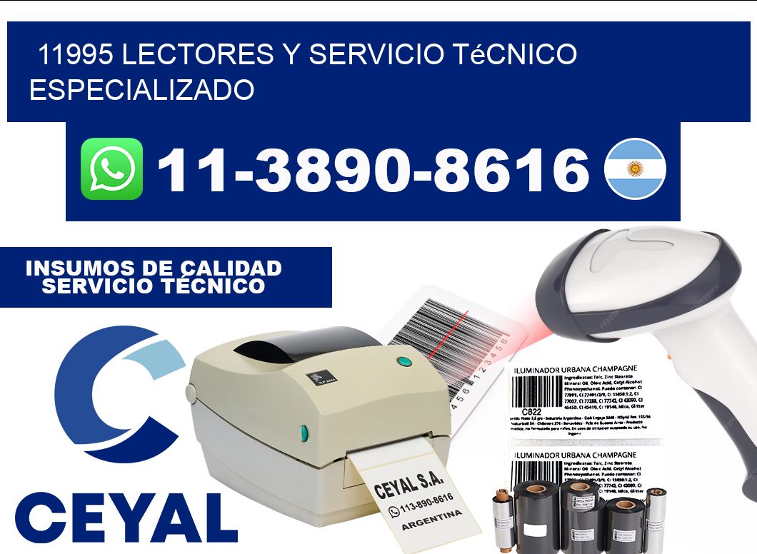 11995 Lectores y Servicio Técnico Especializado