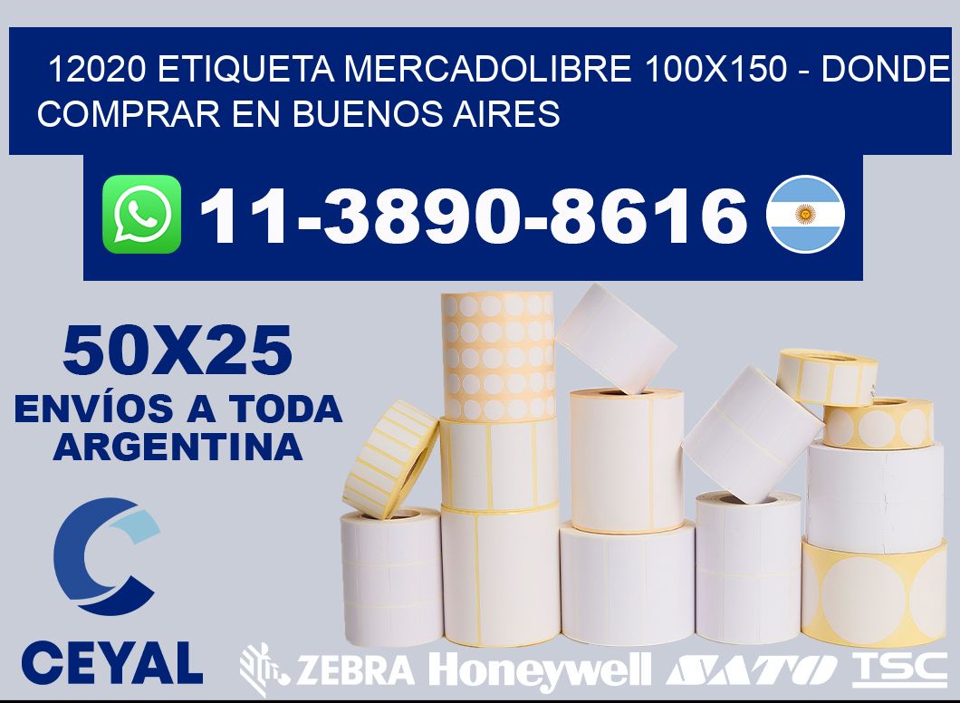 12020 etiqueta MercadoLibre 100x150 - Donde Comprar en Buenos Aires
