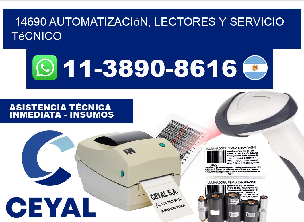 14690 Automatización, Lectores y Servicio Técnico