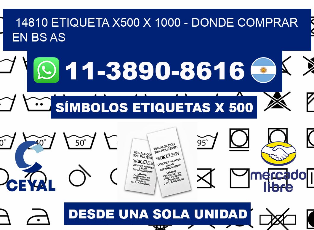 14810 etiqueta x500 x 1000 - Donde Comprar en bs as