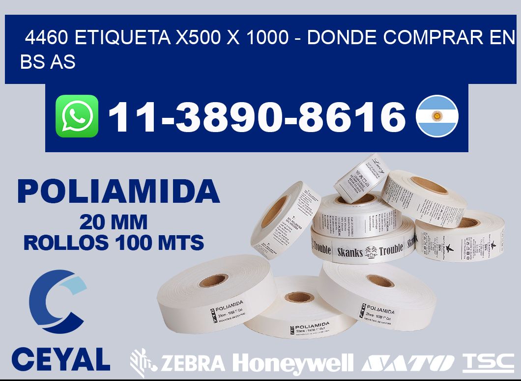 4460 etiqueta x500 x 1000 - Donde Comprar en bs as