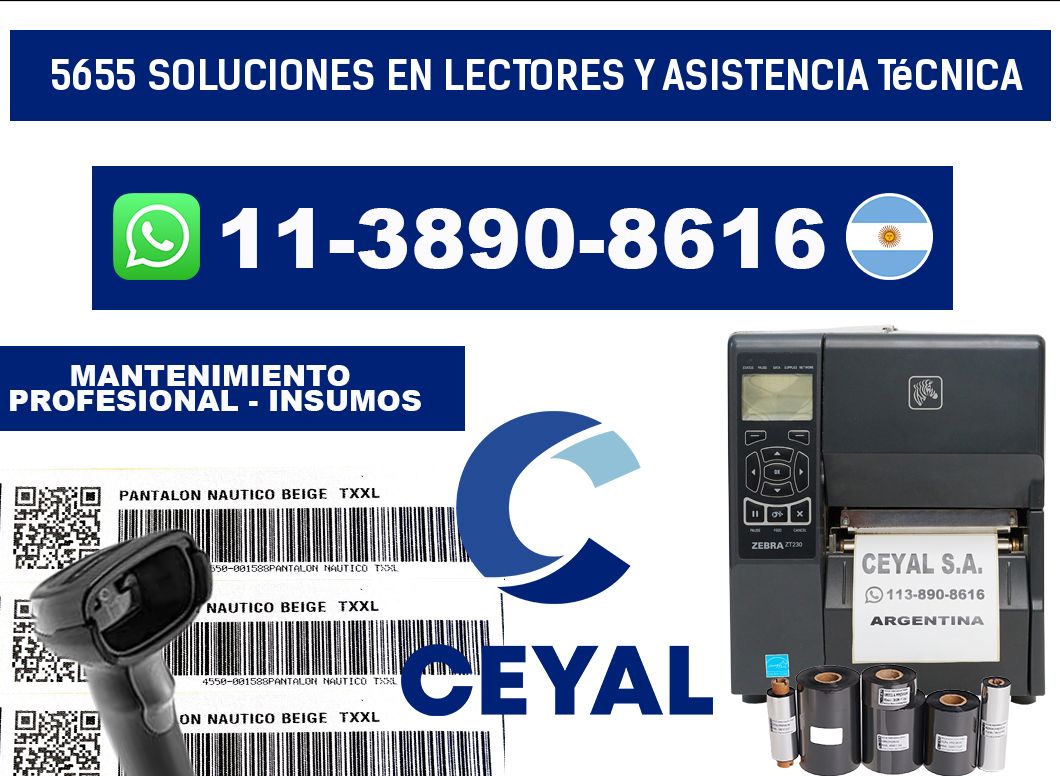 5655 Soluciones en Lectores y Asistencia Técnica