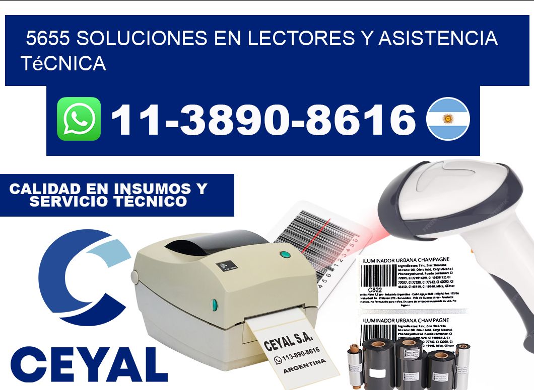 5655 Soluciones en Lectores y Asistencia Técnica