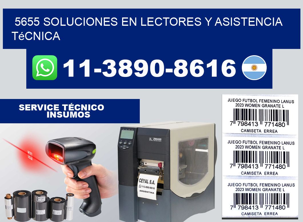 5655 Soluciones en Lectores y Asistencia Técnica