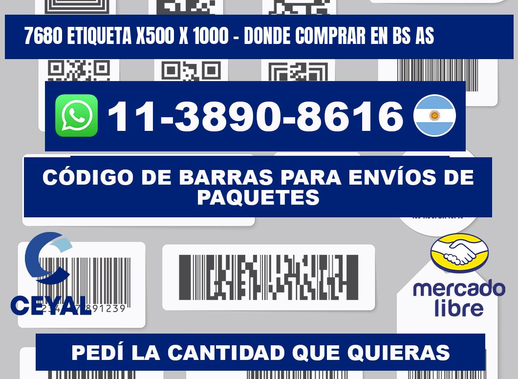7680 etiqueta x500 x 1000 - Donde Comprar en bs as