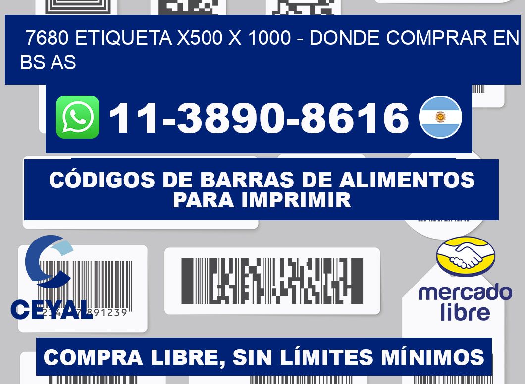 7680 etiqueta x500 x 1000 - Donde Comprar en bs as