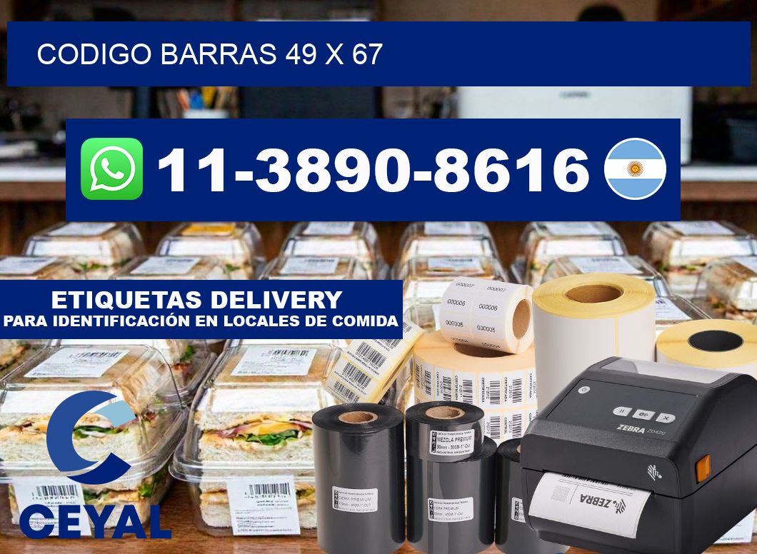 Codigo barras 49 x 67