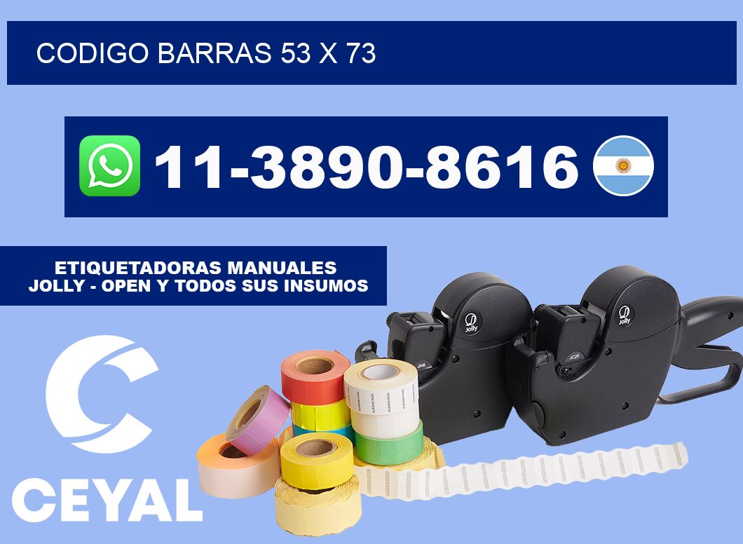 Codigo barras 53 x 73