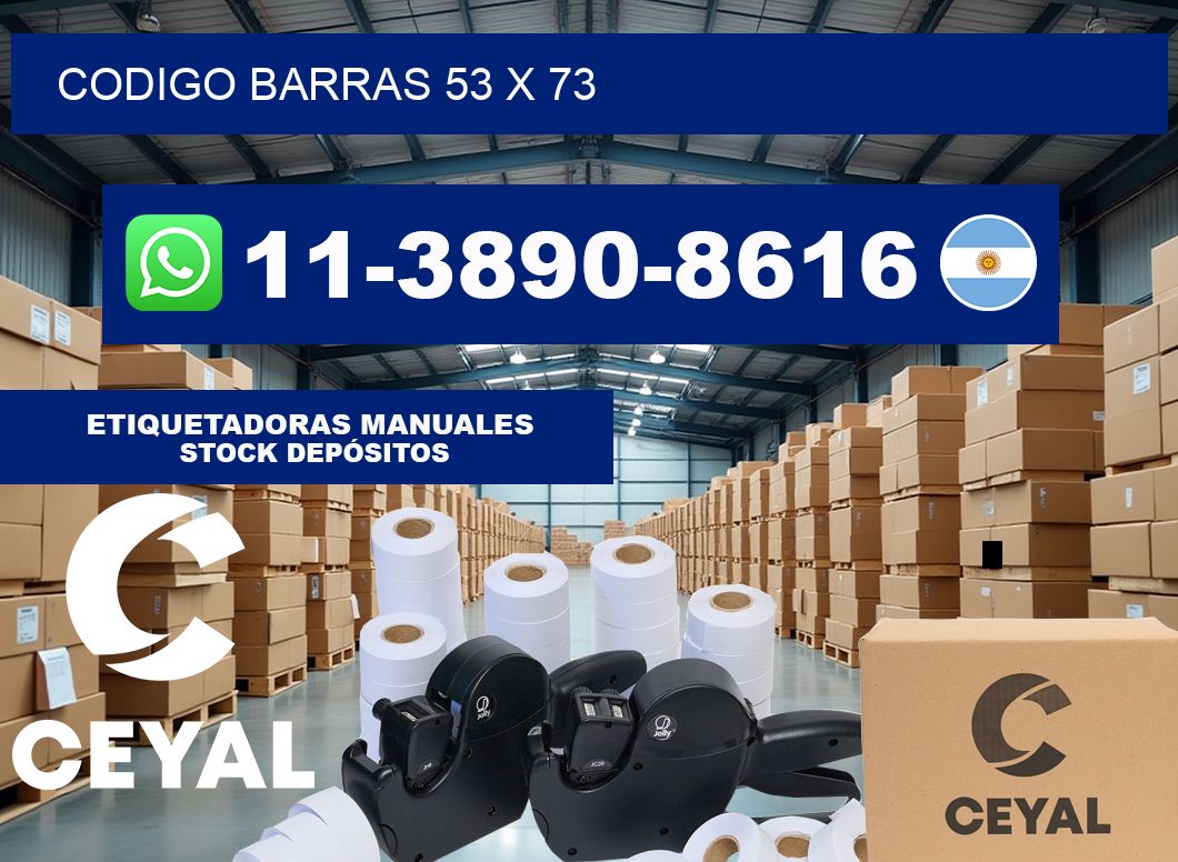 Codigo barras 53 x 73