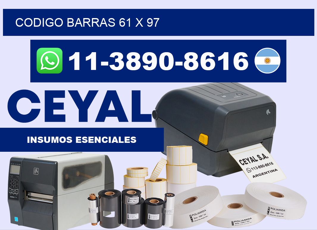 Codigo barras 61 x 97