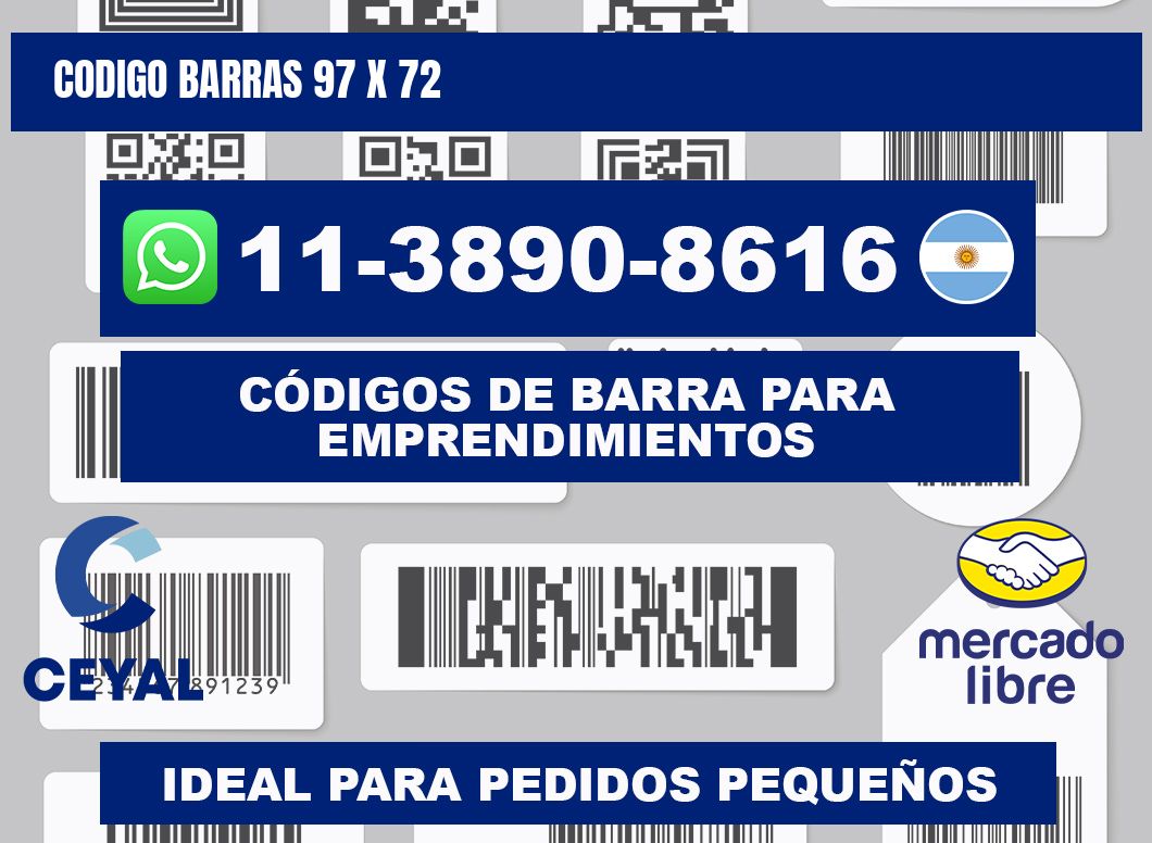Codigo barras 97 x 72