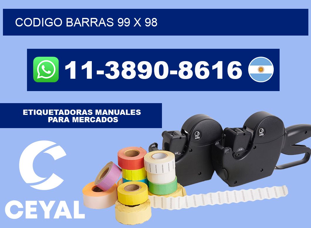 Codigo barras 99 x 98