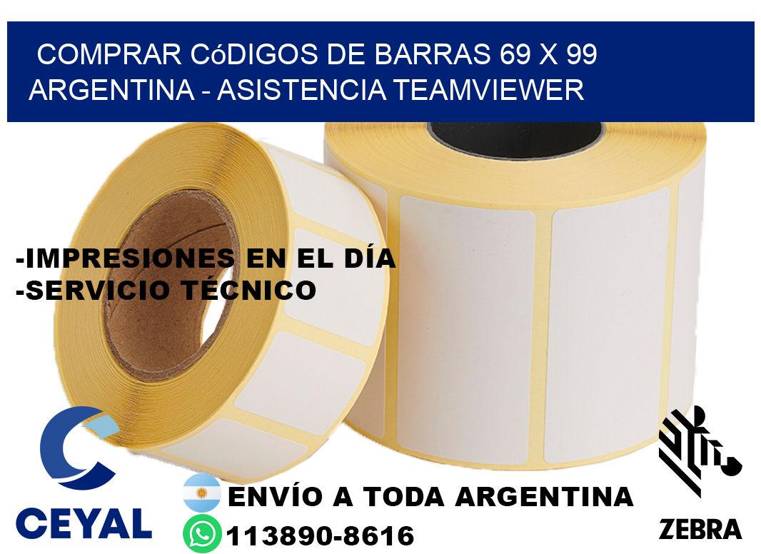Comprar códigos de barras 69 x 99 argentina - asistencia teamviewer