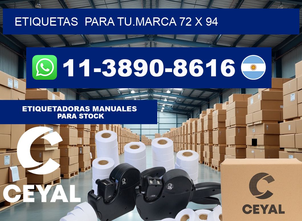 Etiquetas  para tu.marca 72 x 94