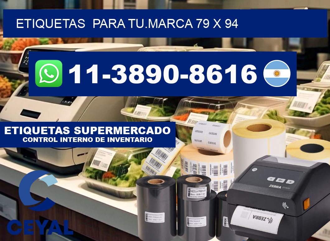 Etiquetas para tu.marca 79 x 94