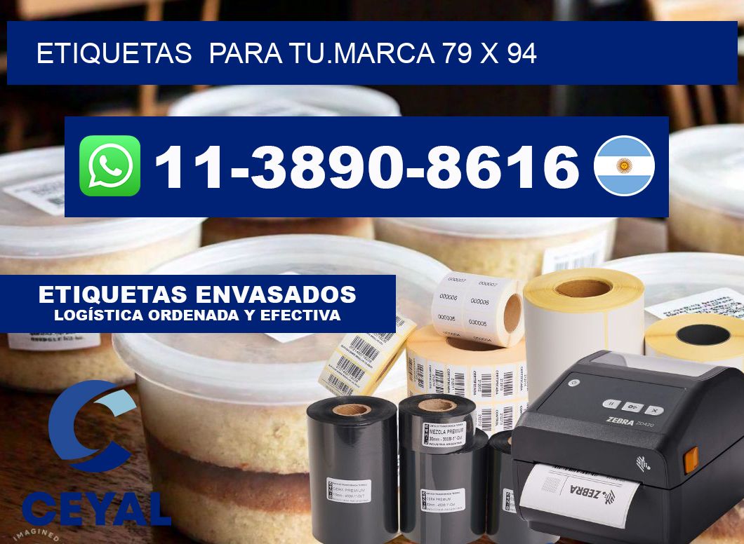 Etiquetas para tu.marca 79 x 94