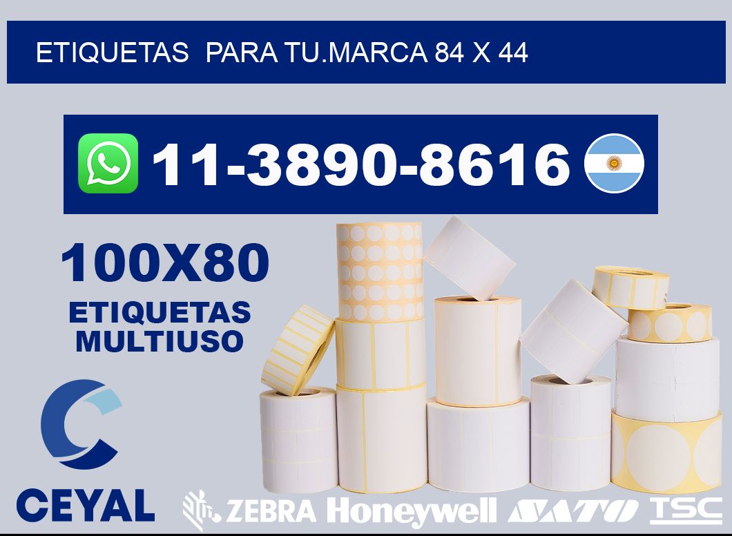 Etiquetas  para tu.marca 84 x 44