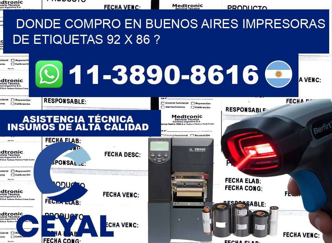donde compro en buenos aires impresoras de etiquetas 92 x 86 ?